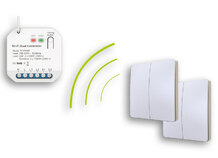 T2 Home 2 | Kit wifi/RF-actuator en twee afstandsbedieningen, 2 kanalen